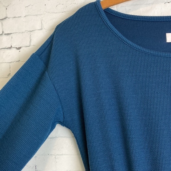 Ali & Jay Zuma Long Sleeve Ribbed Mini Dress in Twilight Blue XS Fall Casual - Picture 10 of 16